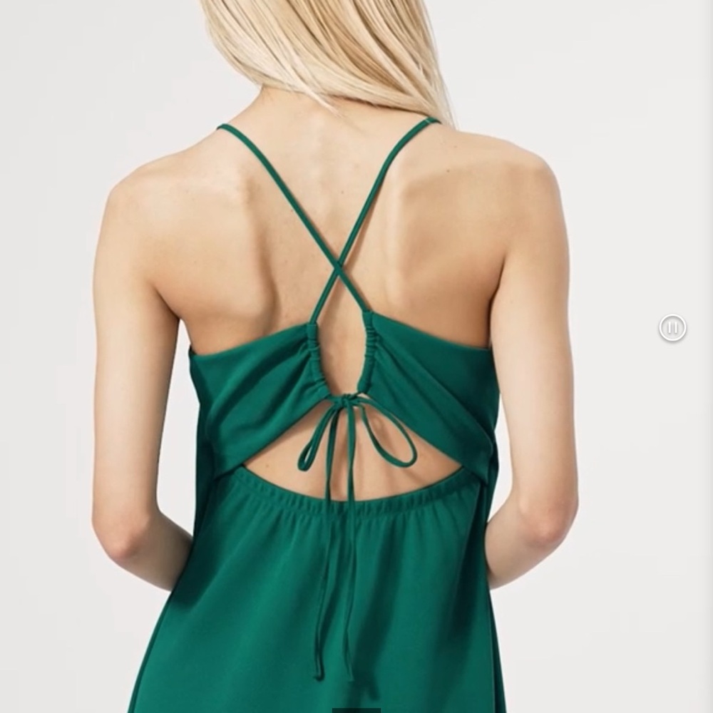 NWT Crepe Jersey Bra Camisole Dress M - Picture 2 of 8